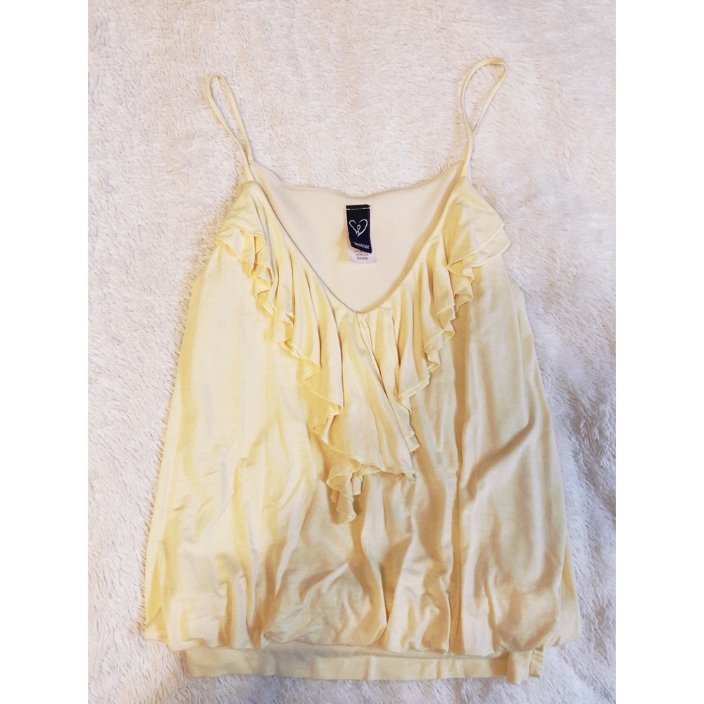 Windsor ruffled tank top XS